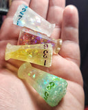 'Fairy Fountain' Cone of Frost D8 Spell Specific DND TTRPG Gaming Dice