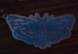 Glow in the Dark Handmade Resin Witchy Cottagecore Moth Keychain