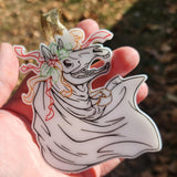 'Mari Lwyd' Handmade Resin Glow in the Dark Handpainted Ornament