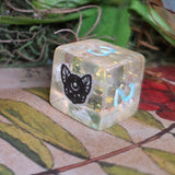 'Moving Shadows' Individual Handmade Resin Colorshifting Shimmer TTRPG Board Game D6 Dice