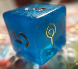 Jester Inspired Spiritual Weapon Handmade D6 Dice