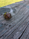Caleb Inspired Color Shifting Handmade D20 Dice