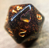 Caleb Inspired Color Shifting Handmade D20 Dice