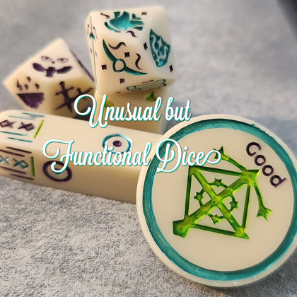 Unique & Functional Dice Shapes/Designs