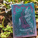 'Temperance' Handmade Resin Colorshifting Tarot Card Keychain
