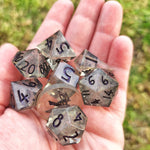 ‘Titania’s Armor’ Holographic Colorshifting Handmade Resin Polyhedral Gaming Dice Set