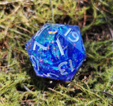 ‘Mermaid Bauble' Variant 30mm Handmade Gaming D20 Dice