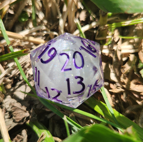 'Will-o'-the-Wisp’ Liquid Core SPINDOWN D20 Dice
