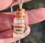 'Mermaid Tears' Glow in the Dark Liquid Potion Bottle Necklace