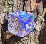 'Glimmering Crystals' Handmade D6
