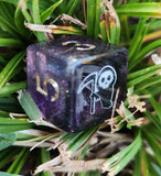 'Don't Fear the (Chibi) Reaper' Glowing Handmade D6