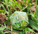 'Escaping Reality' Handmade Resin 30mm D20 Chonk