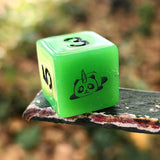 'Curiously Cute Critters' Glow in the Dark Fantasy Unicorn Individual Handmade D6