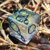 'Arcane Eye' 20mm Oversized Eye Pipped Image D6 TTRPG Individual Gaming Dice