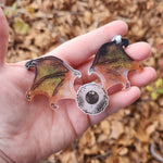 'Eye Spy' Shimmery Glow in the Dark Handmade Resin Handpainted Ornament