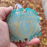 'Biblically Acurate Angel' Handmade Resin Glow in the Dark Handpainted Ornament