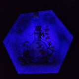 'Purple Poison Potion' OOAK Glow in the Dark Handmade Resin Ornament