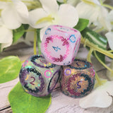 Ornate Oversized D6 TTRPG Individual Gaming Dice