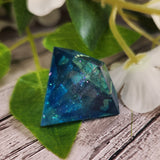 Individual OOAK Handmade Resin Alternative Die Style Polyhedral TTRPG Gaming Dice Faceted Diamond D4