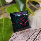 Individual OOAK Handmade Resin Alternative Die Style Polyhedral TTRPG Gaming Dice Faceted Diamond D4