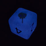 'Wicked Sweets' Individual Glow in the Dark Handmade Resin TTRPG Gaming D6 Dice