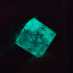 Individual OOAK Glow in the Dark Handmade Resin Alternative Die Style Polyhedral TTRPG Gaming Dice Faceted Diamond D4