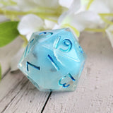 'The Guardian' Handpainted Tentacle Glow in the Dark Handmade Resin TTRPG 30mm Polyhedral Gaming Dice D20 Chonk OOAK