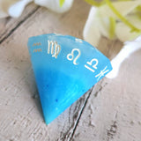 Glow in the Dark Zodiac Diamond Alternative Shaped D12 Handmade Resin TTRPG Gaming Dice