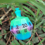 Individual Potion Bottle Glow in the Dark Alternative Shaped Functional TTRPG Handmade Resin D20 Gaming Dice