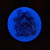 'Into the Woods' Individual Glow in the Dark 1 Inch Round Mushroom Cottagecore Pendant Necklace