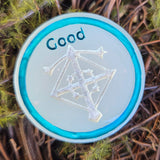 'Morality Coin' Individual Glow in the Dark Good vs Evil Handmade Resin D2 Gaming TTRPG Chance Flip