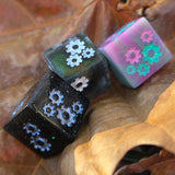 'Grinding Gears' Individual Oversized Handmade Resin Steampunk Gears TTRPG Polyhedral 20mm Gaming Dice