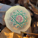 'Sun & Moon' Individual Beveled Coin Gaming D2 Dice Probability Flip Game of Chance