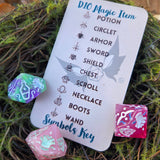 Magical Item Randomizer Handmade Resin DM D10 TTRPG Gaming Dice