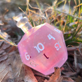 Individual Potion Bottle Alternative Shaped Functional TTRPG Handmade Resin D20 Gaming Dice