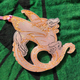 'Fairy Dragon' Individual Shimmery Handmade Resin Handpainted Fantasy Ornament