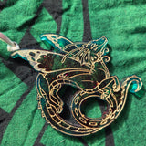 'Fairy Dragon' Individual Shimmery Handmade Resin Handpainted Fantasy Ornament