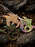 'Fairy Dragon' Individual Shimmery Handmade Resin Handpainted Fantasy Ornament