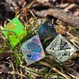 DM Trap Randomizer Individual Handmade Resin TTRPG Polyhedral Gaming Dice D8