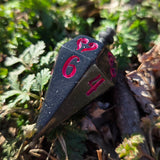 Spinning Top Handmade Resin Shimmery Alternative Shaped TTRPG Gaming Dice D6