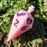 Spinning Top Handmade Resin Shimmery Alternative Shaped TTRPG Gaming Dice D6