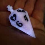 Spinning Top Handmade Resin Shimmery Alternative Shaped TTRPG Gaming Dice D6