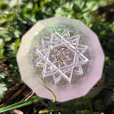 'Sun & Moon' Individual Beveled Coin Gaming D2 Dice Probability Flip Game of Chance