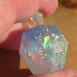 Individual Potion Bottle Glow in the Dark Alternative Shaped Functional TTRPG Handmade Resin D20 Gaming Dice