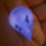 'Wibble Wobble Oloid' Glow in the Dark Shimmery Rainbow Handmade Resin Alternative Shape D4 TTRPG Gaming Dice