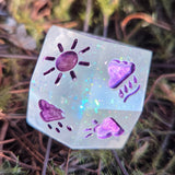 Dungeon Master DM Random Weather 20mm Oversized D12 TTRPG Gaming Dice