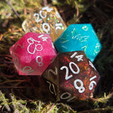 OOAK Handmade Resin Glow in the Dark or Colorshift Individual TTRPG Gaming Dice D20