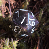 OOAK Handmade Resin Glow in the Dark or Colorshift Individual TTRPG Gaming Dice D20