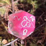 OOAK Handmade Resin Glow in the Dark or Colorshift Individual TTRPG Gaming Dice D20