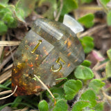 OOAK Acorn Shaped Handmade Resin Glow in the Dark or Colorshift Individual TTRPG Gaming Dice D6